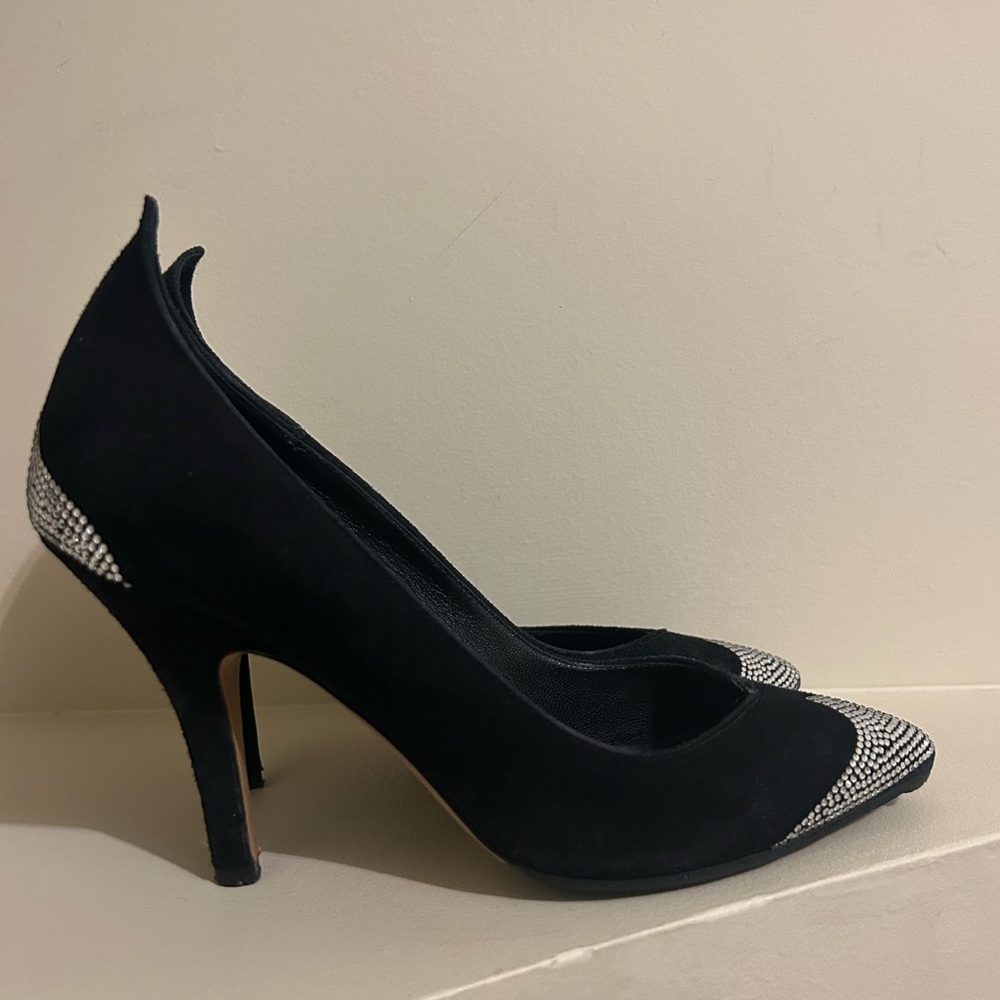Isabel Marant Black Suede Heels